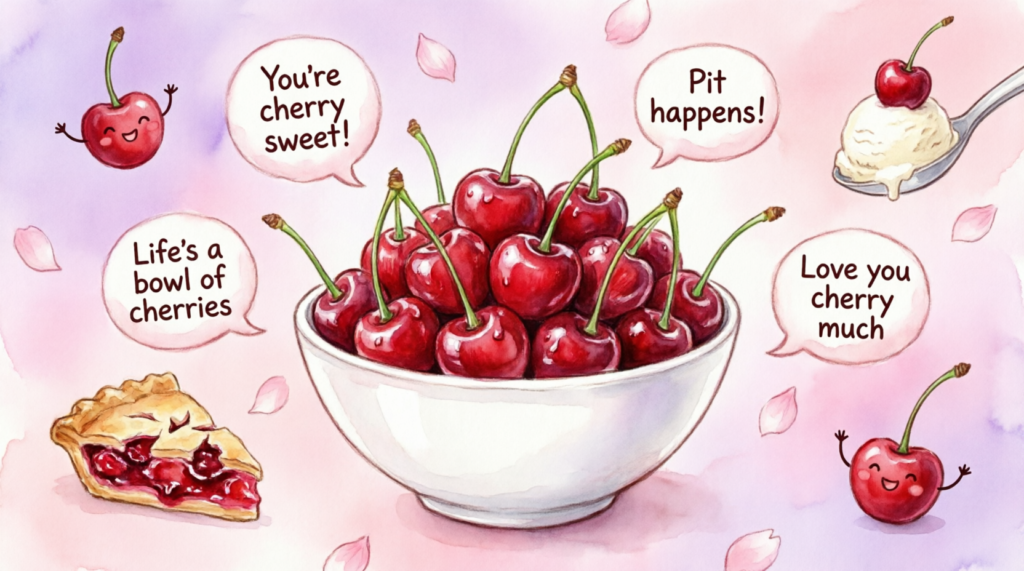 Cherry Puns for Instagram