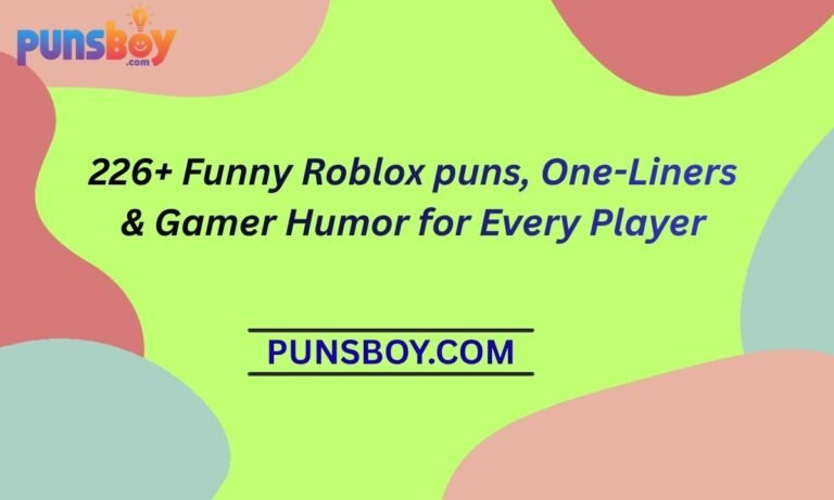 226+ Funny Roblox puns, One-Liners & Gamer Humor for Every Player