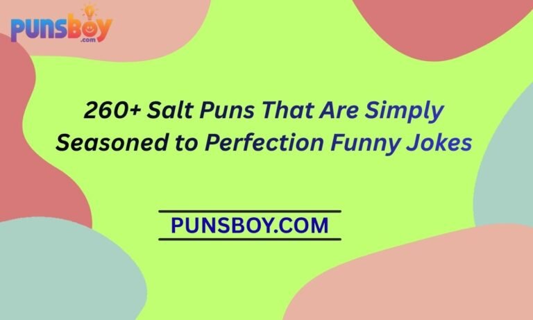 260+ Salt Puns That Are Simply Seasoned to Perfection Funny Jokes