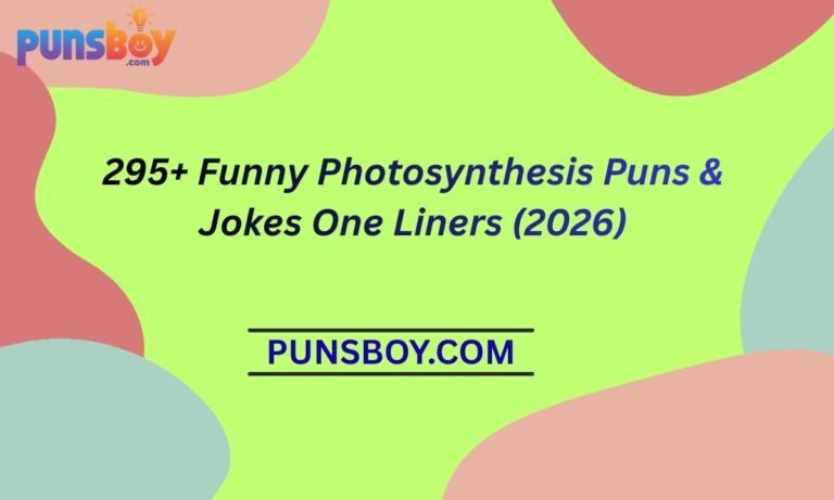 295+ Funny Photosynthesis Puns & Jokes One Liners (2026)