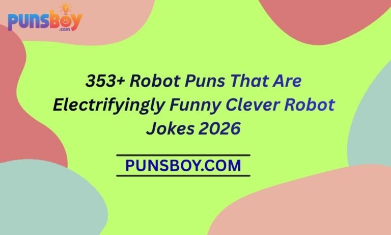 353+ Robot Puns That Are Electrifyingly Funny Clever Robot Jokes 2026