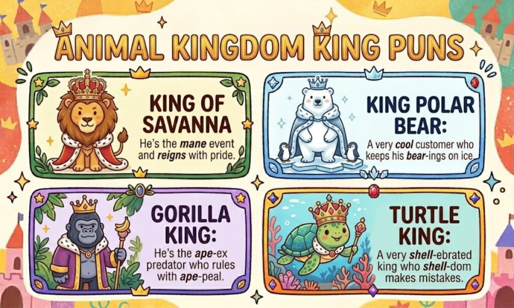 Animal Kingdom King Puns