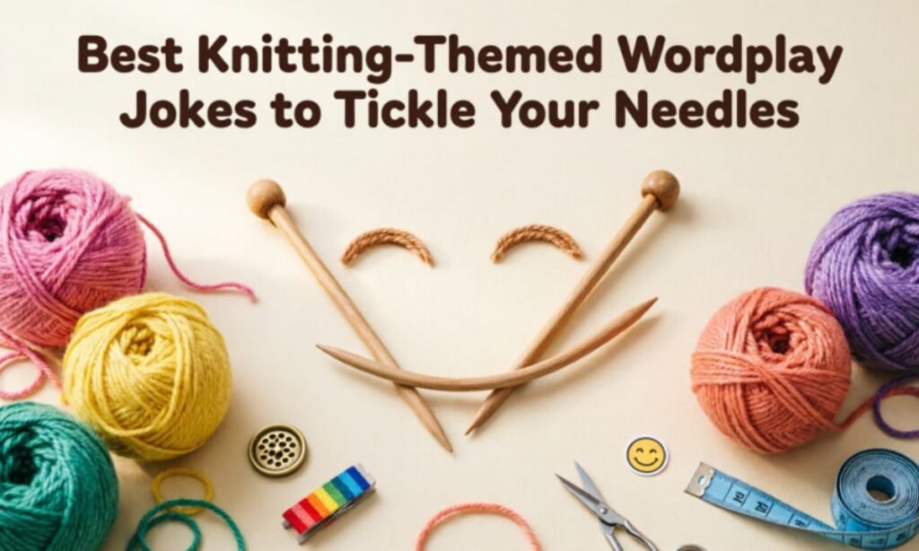 Best Knitting-Themed Wordplay Jokes to Tickle Your Needles
