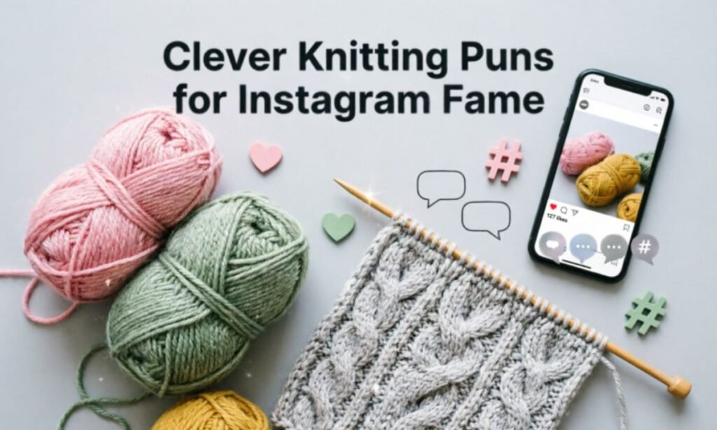 Clever Knitting Puns for Instagram Fame