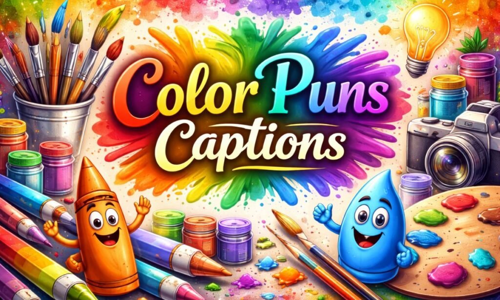 Color Puns Captions