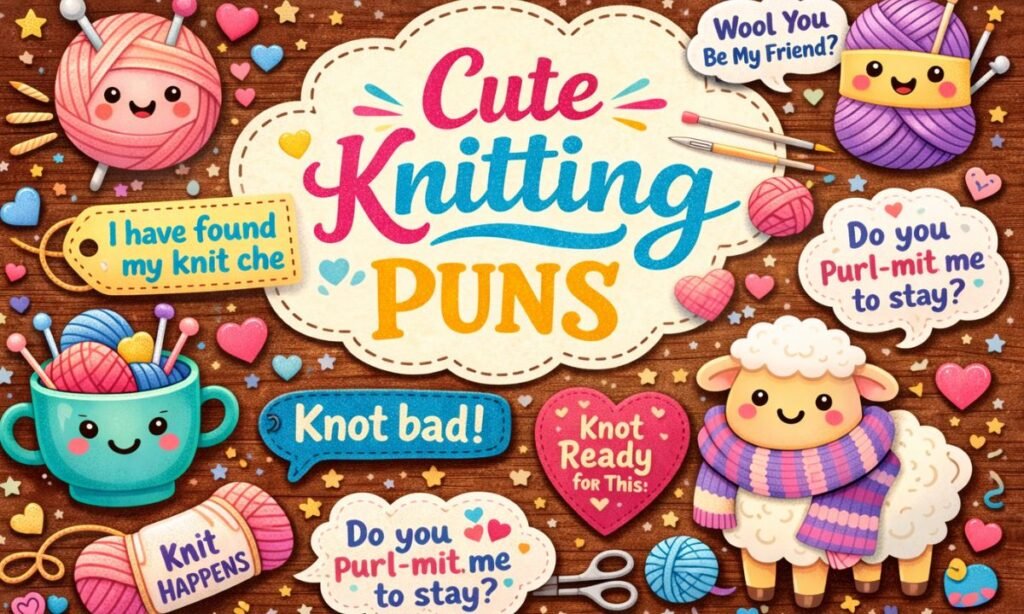 Cute Knitting Puns