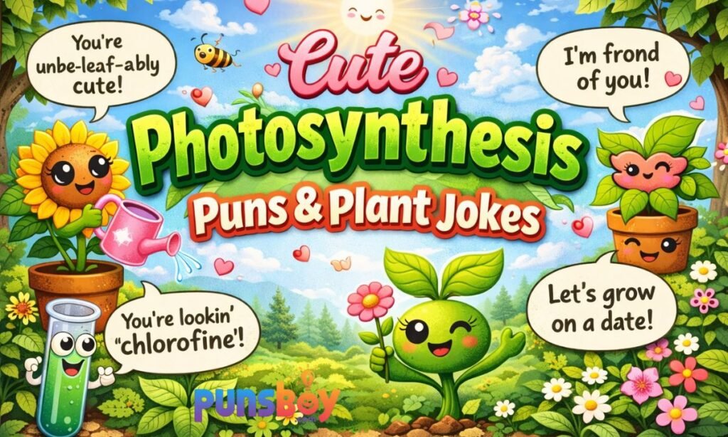 Cute Photosynthesis Puns & Plant Jokes