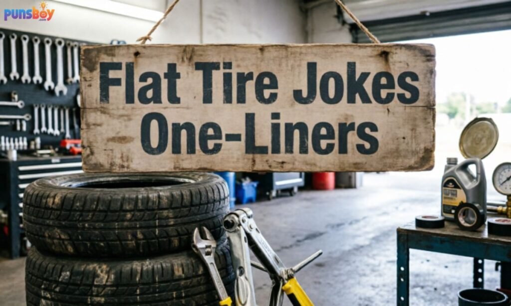 Flat Tire Jokes One-Liners