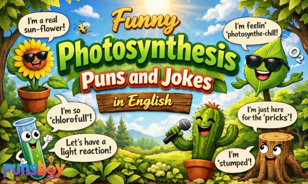 Funny Photosynthesis Puns and Jokes in English