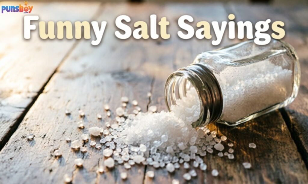 Funny Salt Sayings