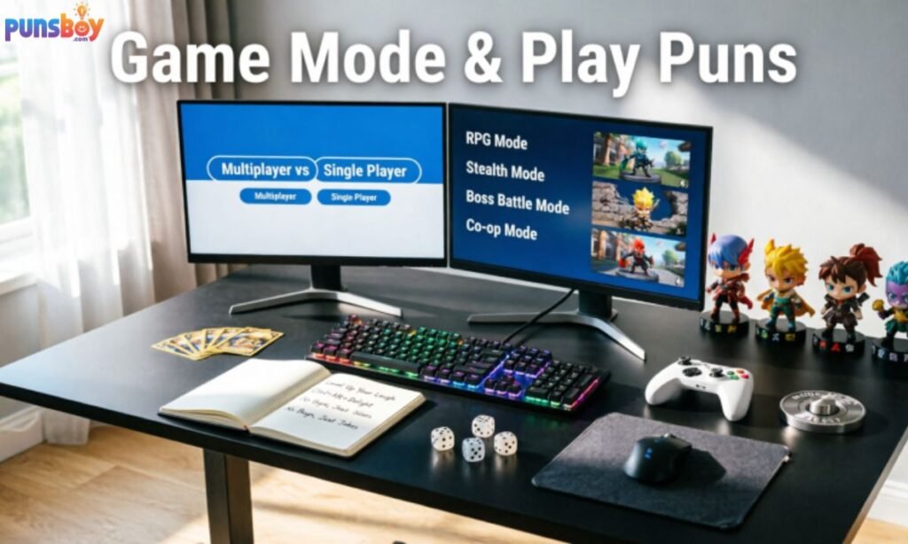 Game Mode & Play Puns