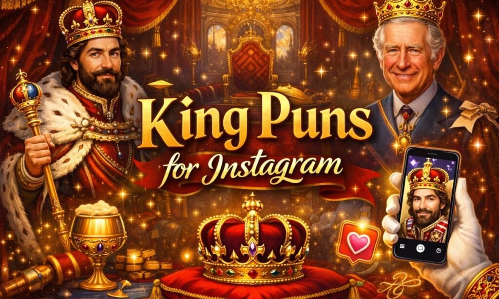 King Puns for Instagram