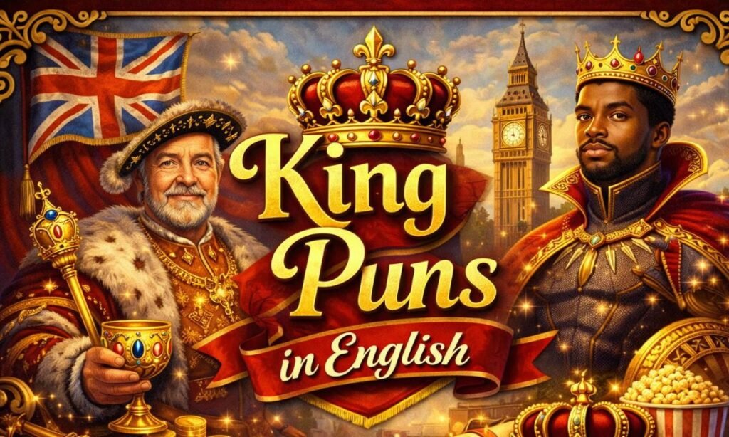 King Puns in English