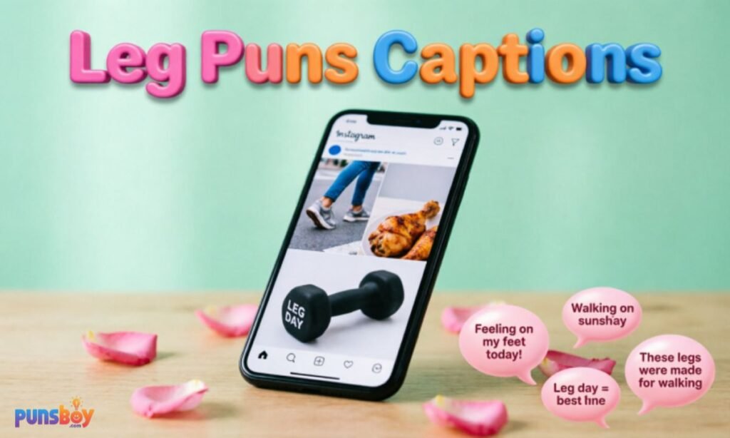 Leg Puns Captions