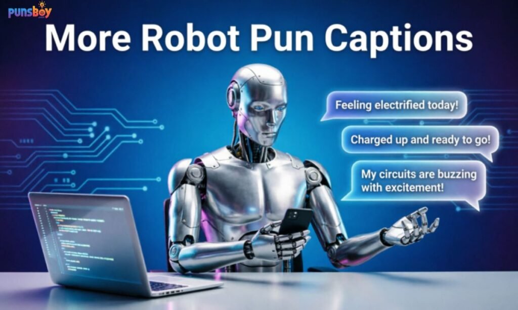 More Robot Pun Captions