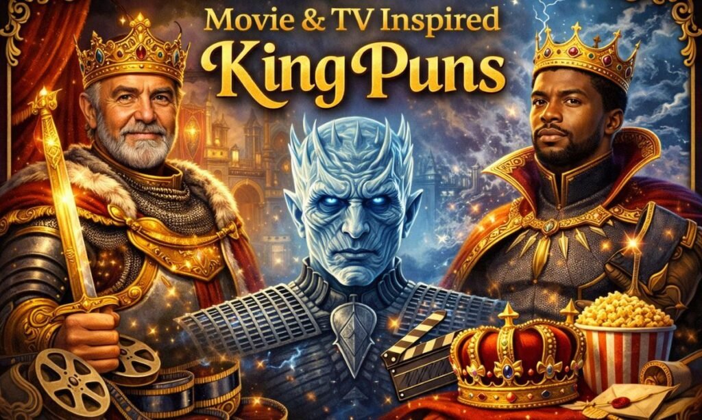 Movie & TV Inspired King Puns