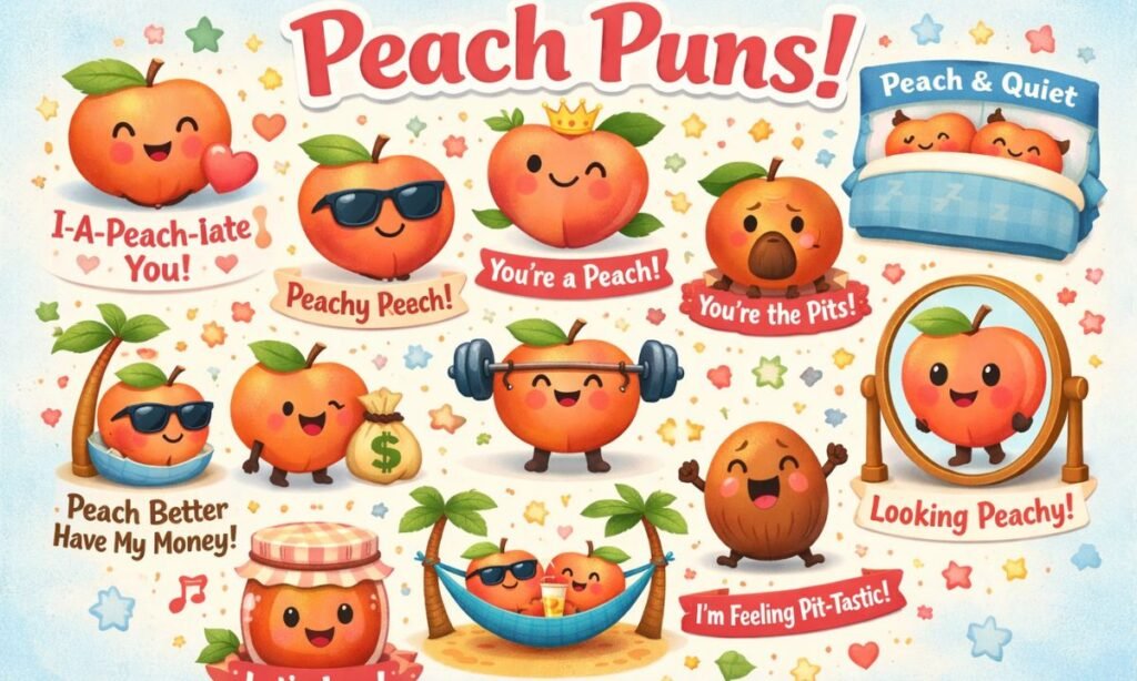 Peach puns