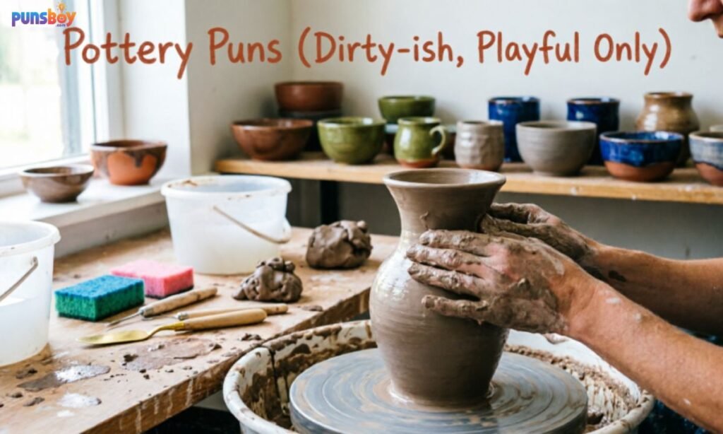 Pottery Puns (Dirty-ish, Playful Only)