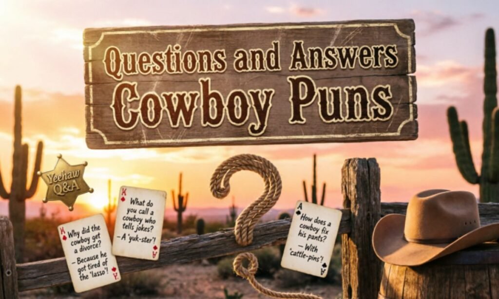 Questions and Answers Cowboy Puns