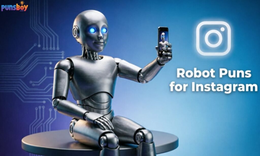 Robot Puns for Instagram