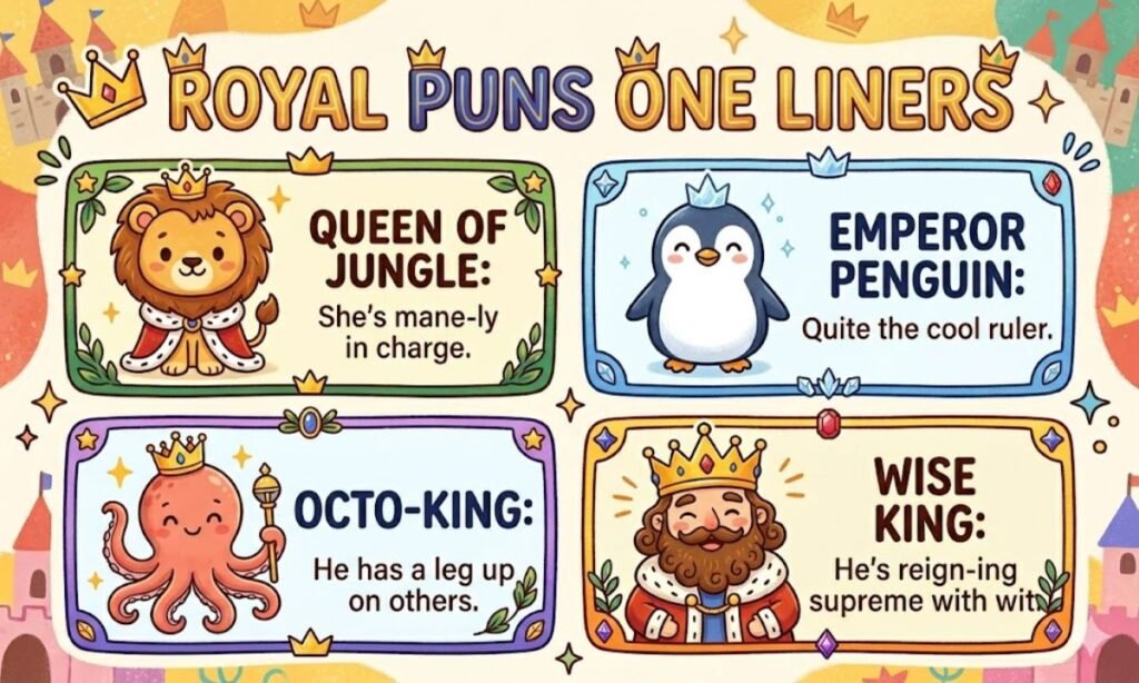 Royal Puns One Liners