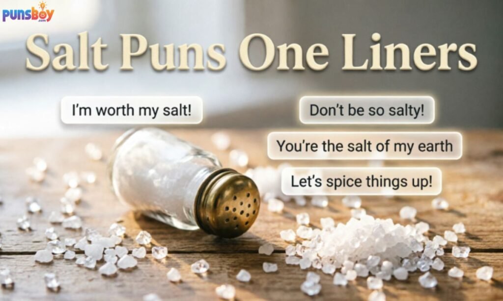 Salt Puns One Liners