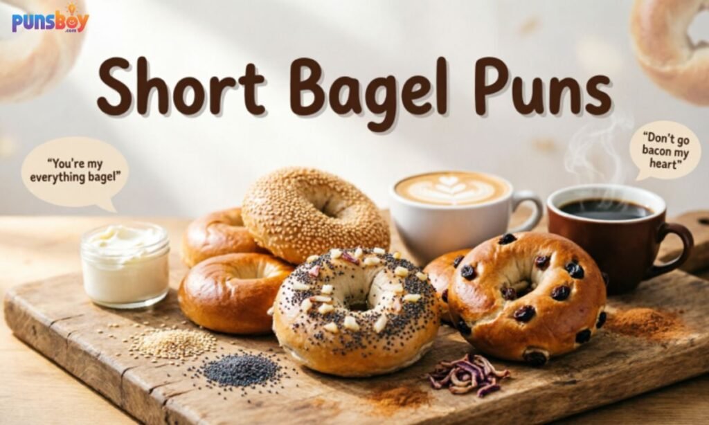 Short Bagel Puns