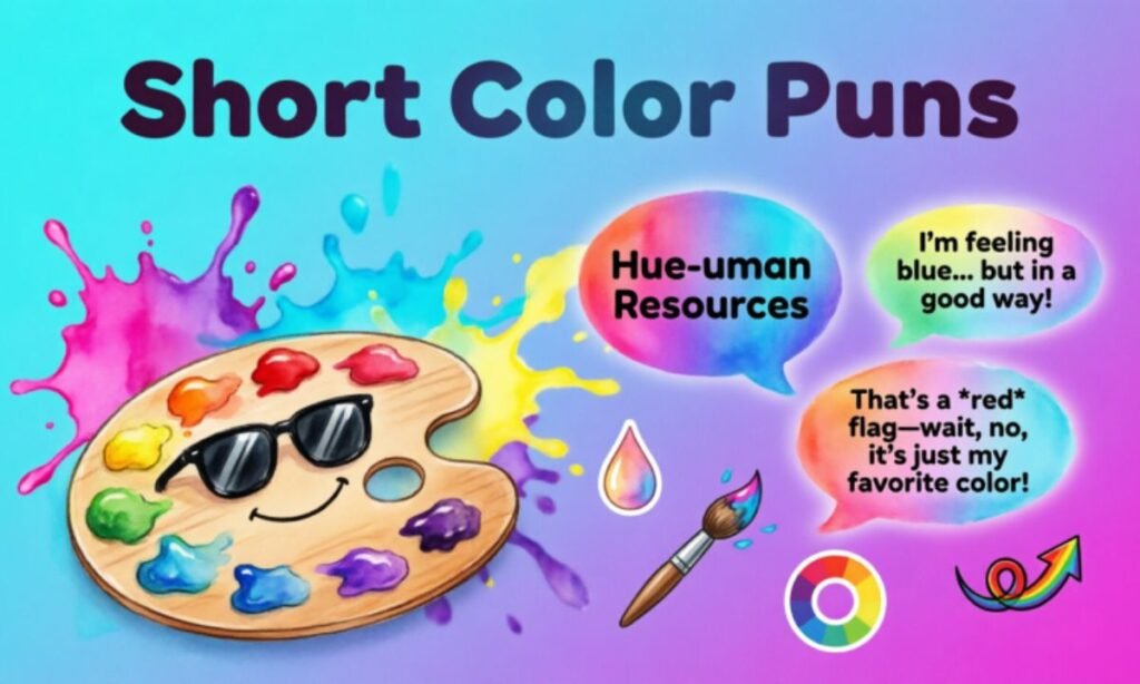 Short Color Puns