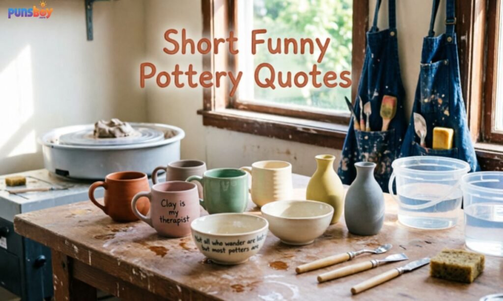 Short Funny Pottery Quotes