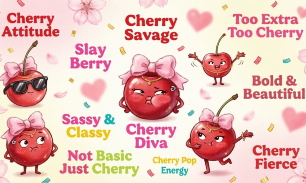 Silly, Sassy & Bold Cherry Puns