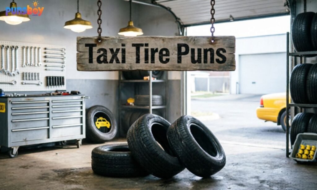 Taxi Tire Puns