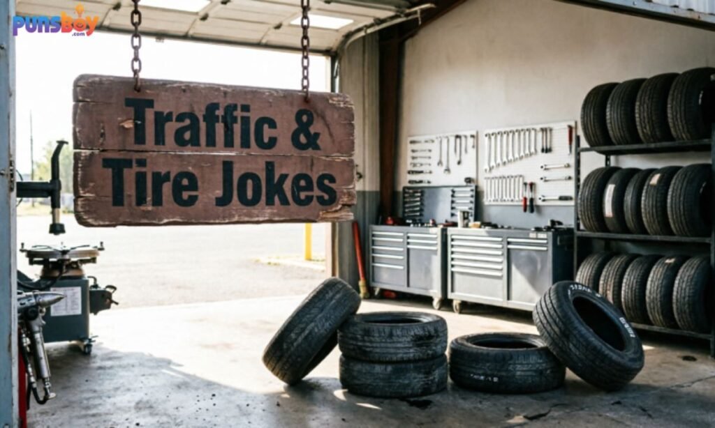 Traffic & Tire Jokes