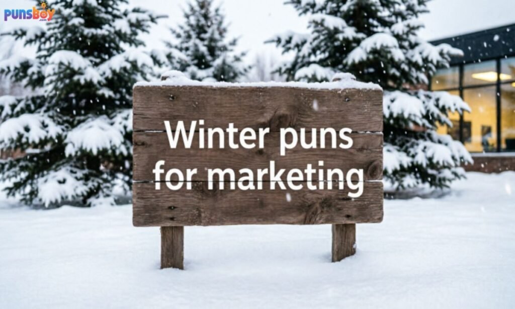 Winter puns for marketing