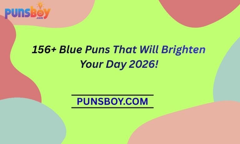 156+ Blue Puns That Will Brighten Your Day 2026!