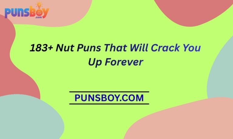 183+ Nut Puns That Will Crack You Up Forever