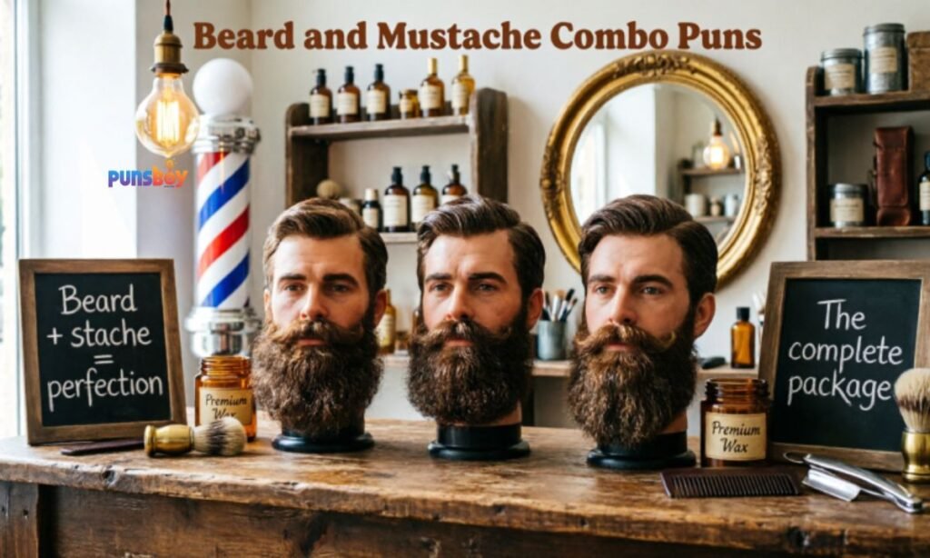 Beard and Mustache Combo Puns