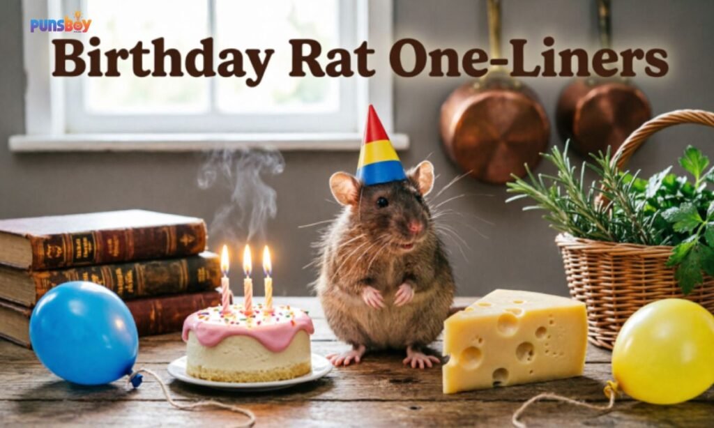 Birthday Rat One-Liners