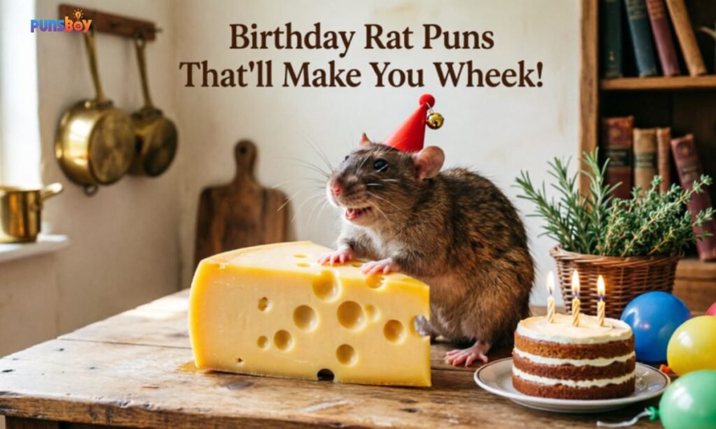 Birthday Rat Puns That'll Make You Wheek!