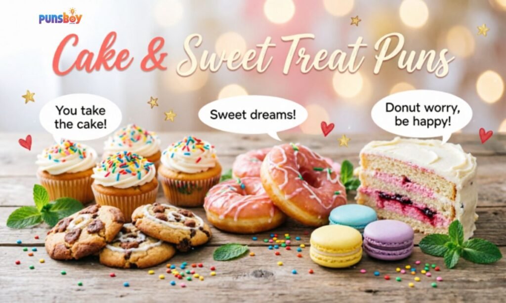 Cake & Sweet Treat Puns