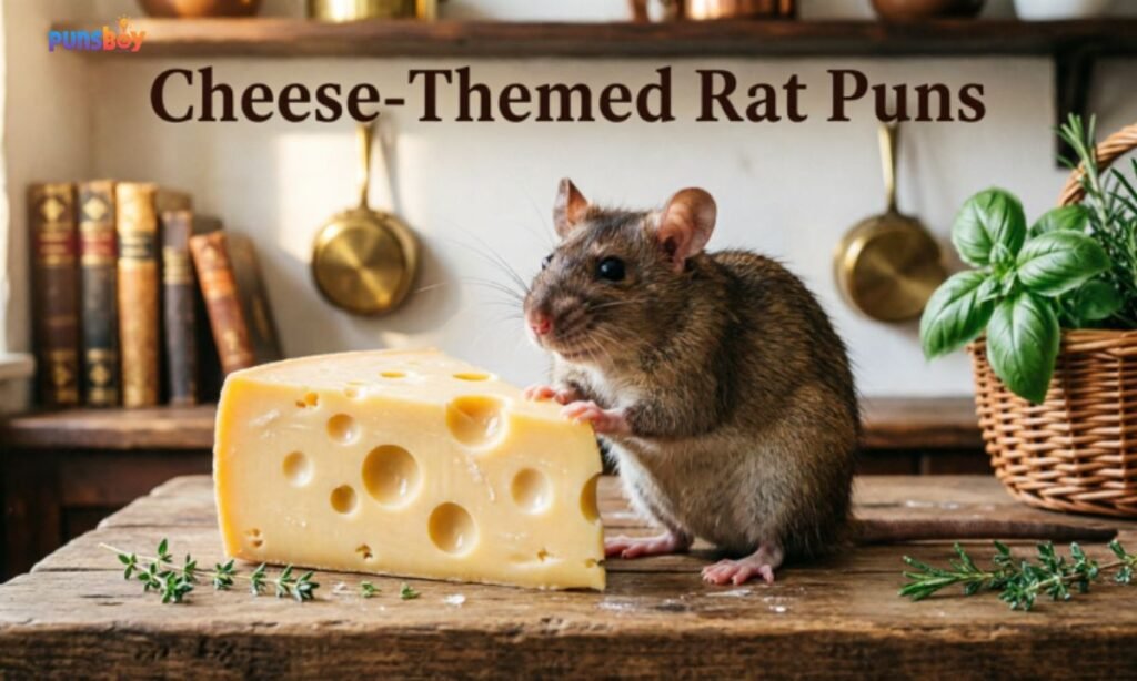 Cheese-Themed Rat Puns