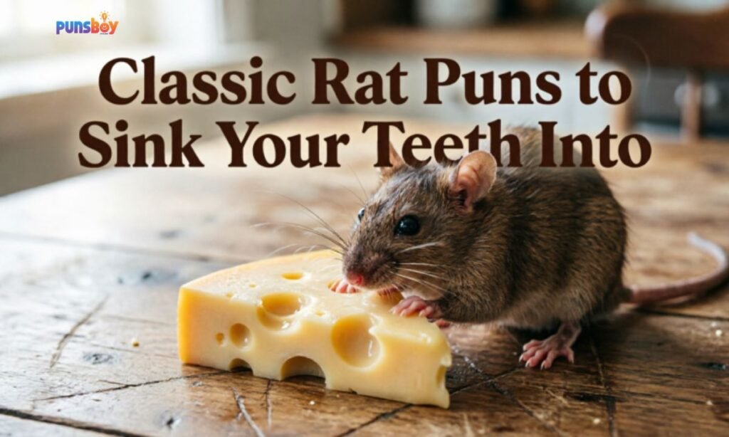 Classic Rat Puns to Sink Your Teeth Into