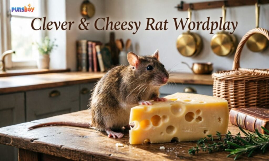 Clever & Cheesy Rat Wordplay