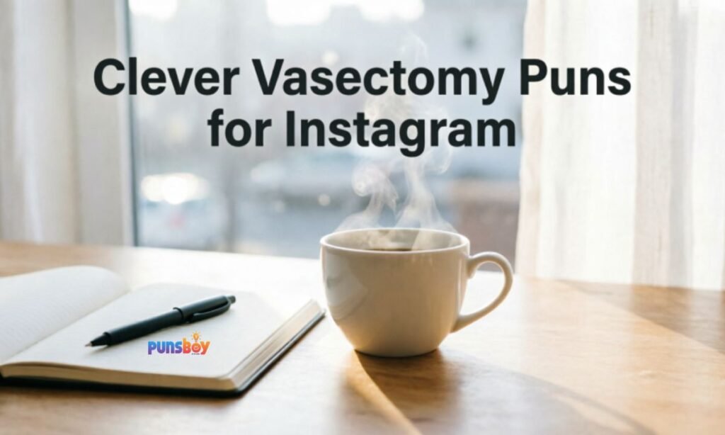 Clever Vasectomy Puns for Instagram