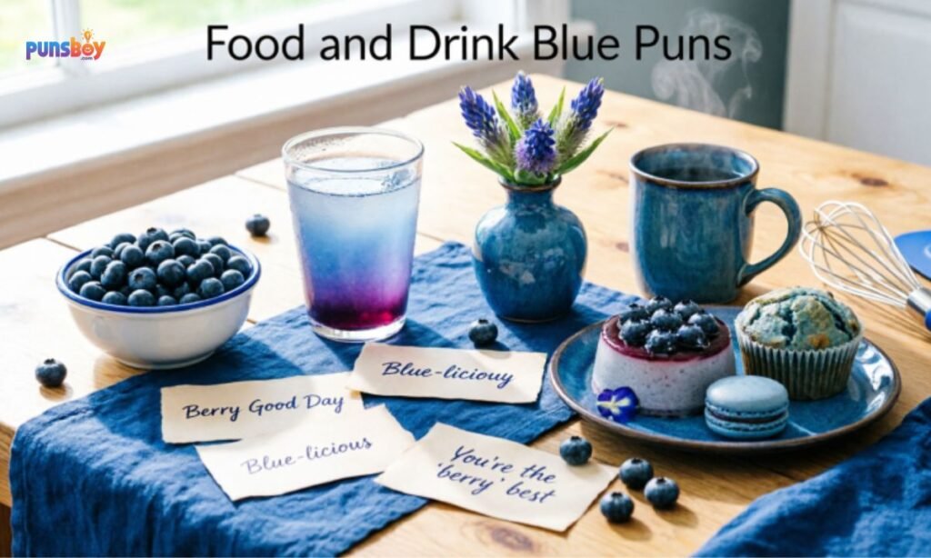 Food and Drink Blue Puns