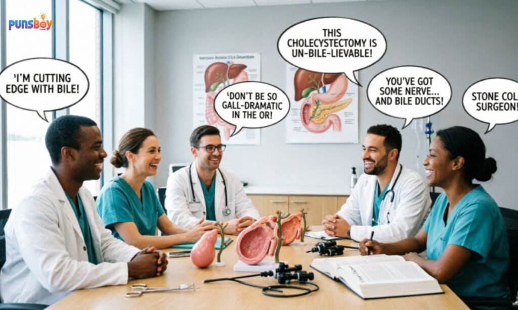 Funny Gallbladder Puns for Surgeons
