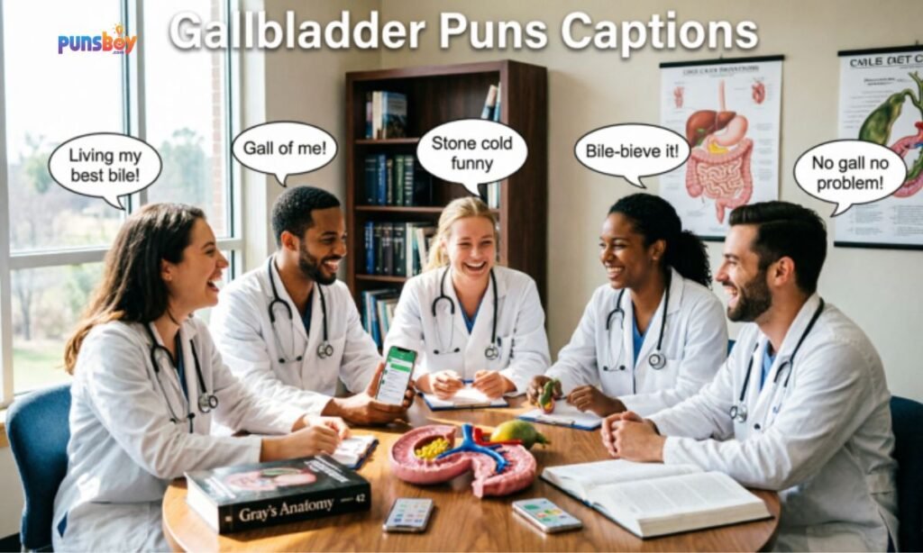 Gallbladder Puns Captions