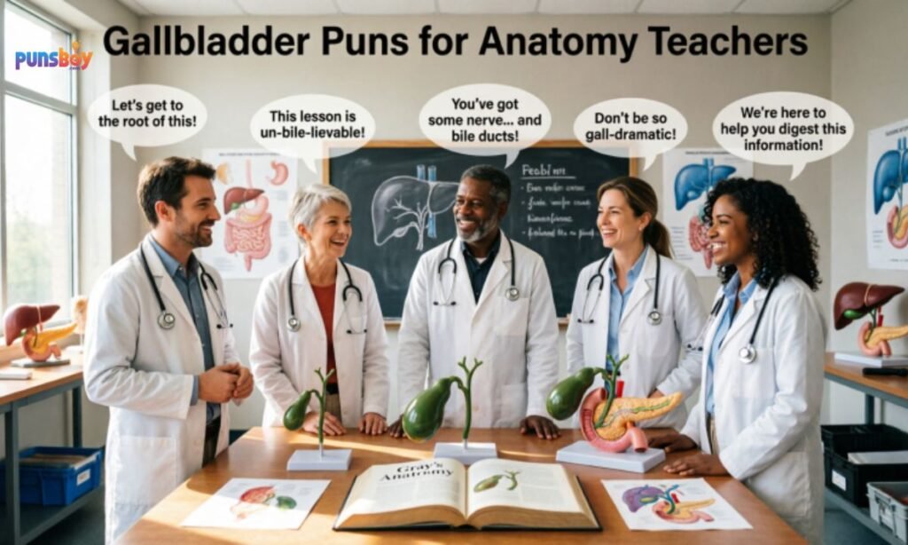 Gallbladder Puns for Anatomy Teachers