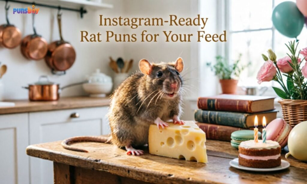 Instagram-Ready Rat Puns for Your Feed
