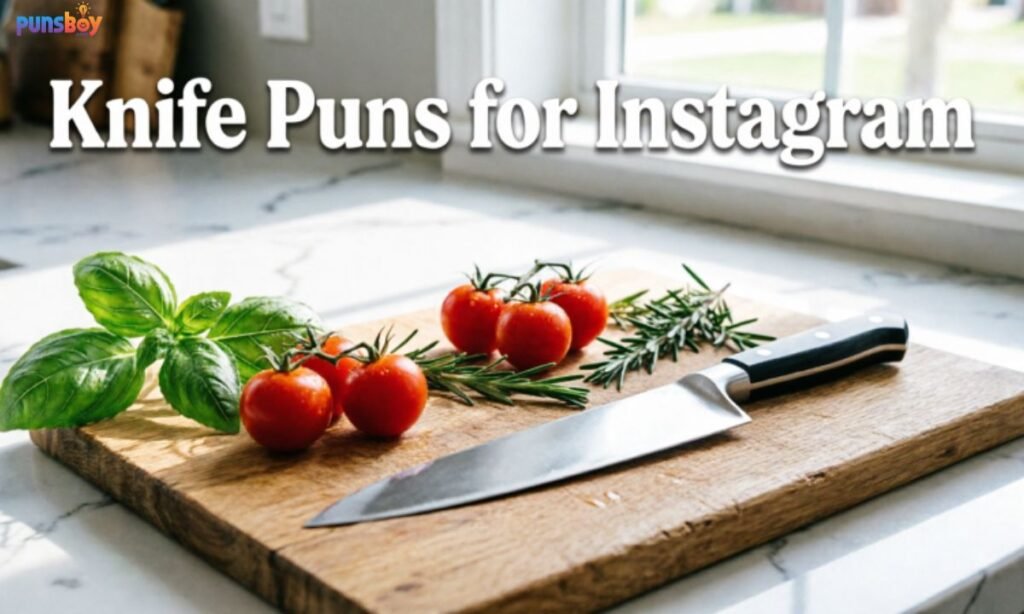 Knife Puns for Instagram