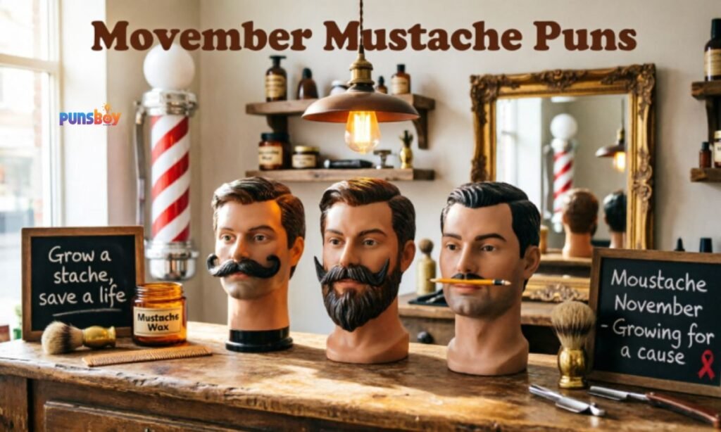 Movember Mustache Puns